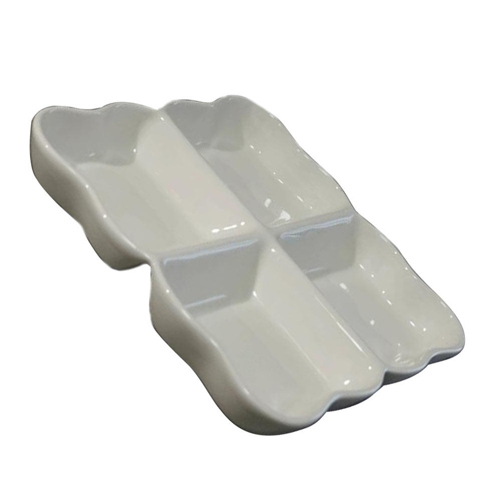 Food In Japanese Snacks - Piatto in Ceramica a 4 Scomparti