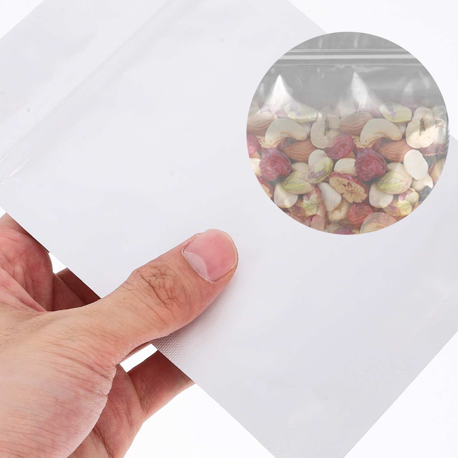 Food With Snacks - 50 Pezzi di Sacchetti Ermetici Richiudibili
