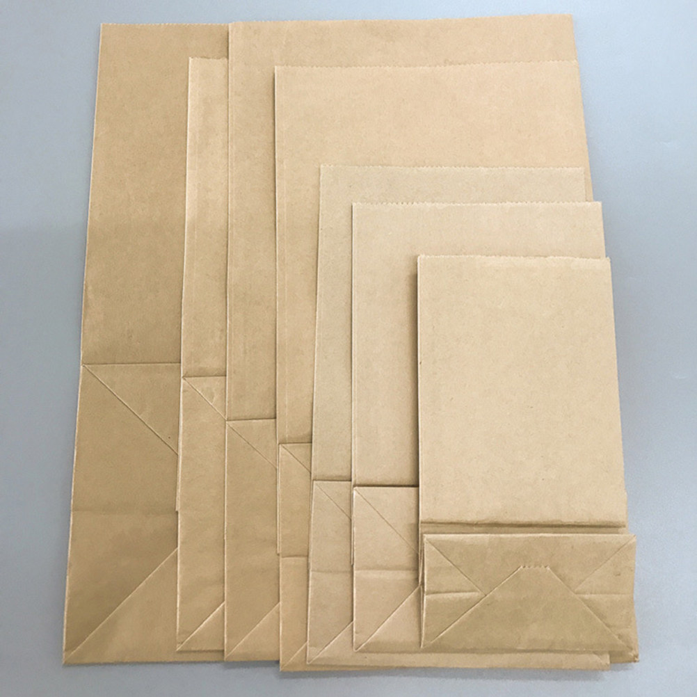 Food With Snacks - 100 sacchetti di carta kraft di