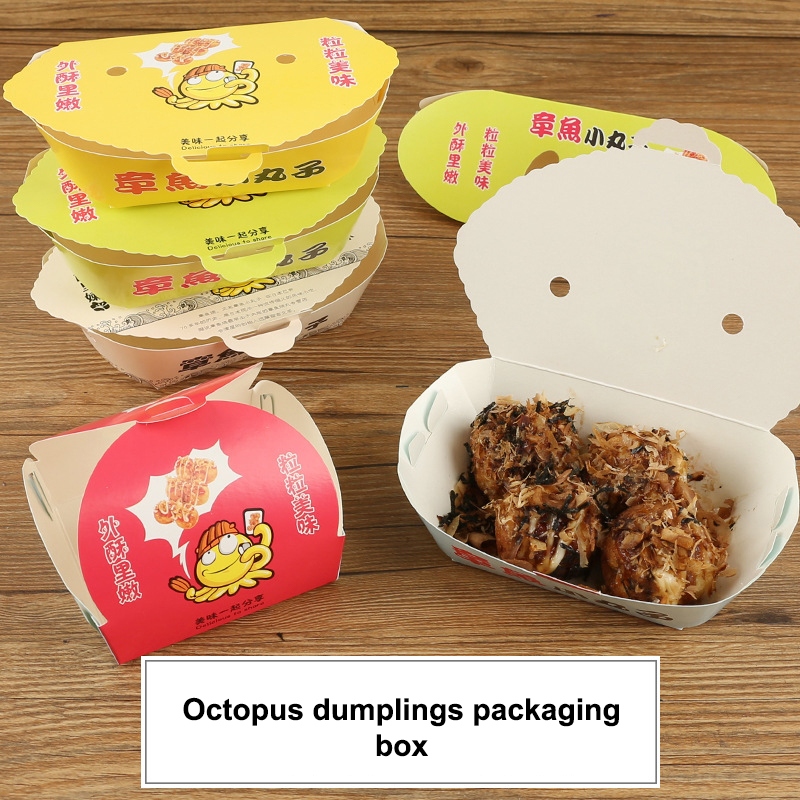 Food Snacks Box - 100 pezzi usa e getta cartone