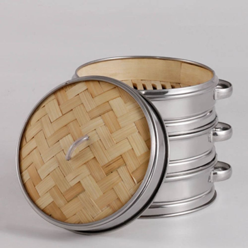 Food Snacks Basket - New Bamboo Bamboo Steamer Weaving cestino
