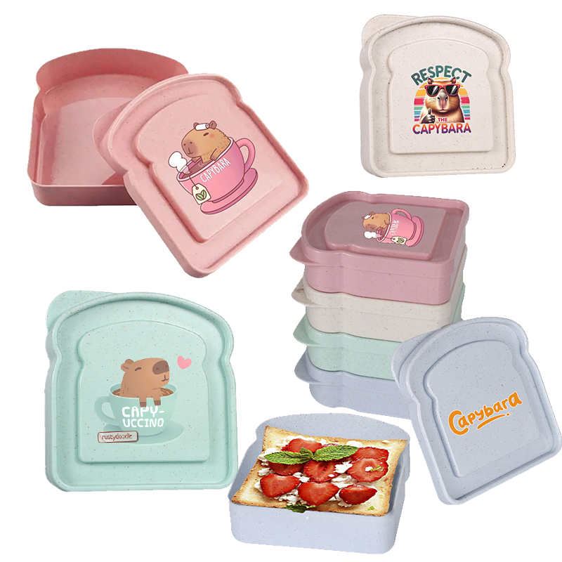Food Snacks Box - Capibara Sandwich Custodia per alimenti Contenitore