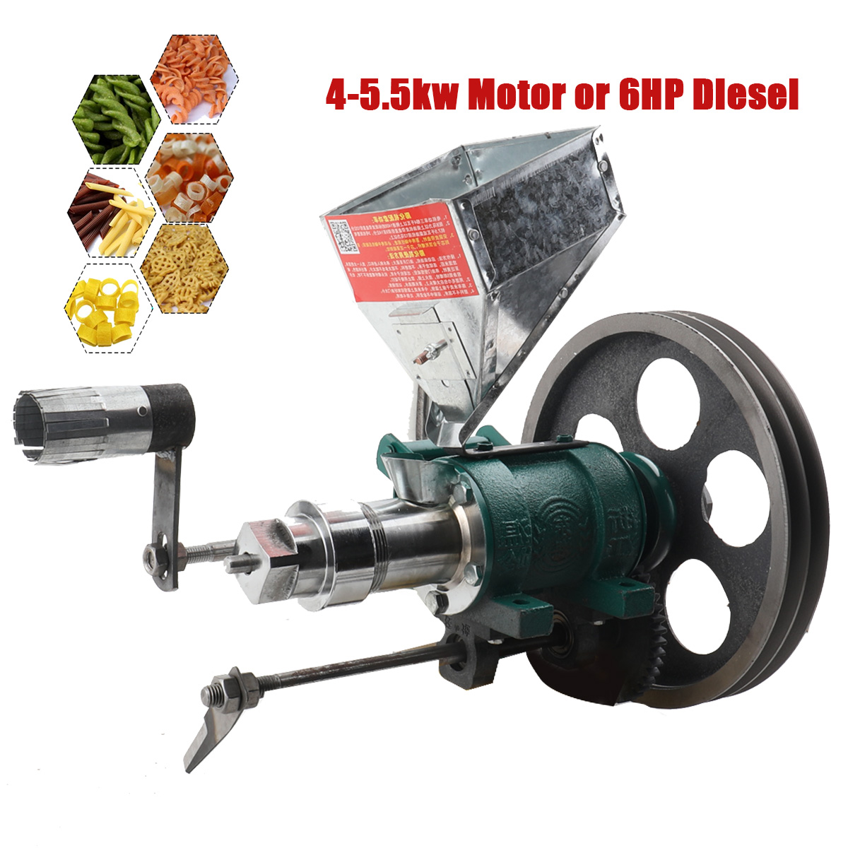 Food Processor Snacks - 25Kg/h Snack Extruder Mais Riso Alimenti