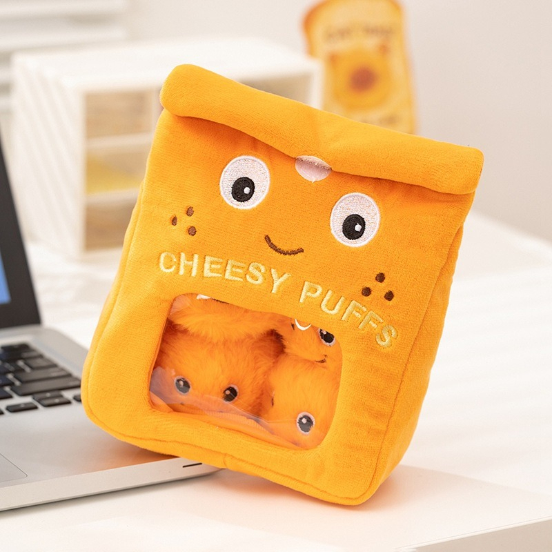 Soft Food Snacks Kids - Peluche a Forma di Sacchetto di
