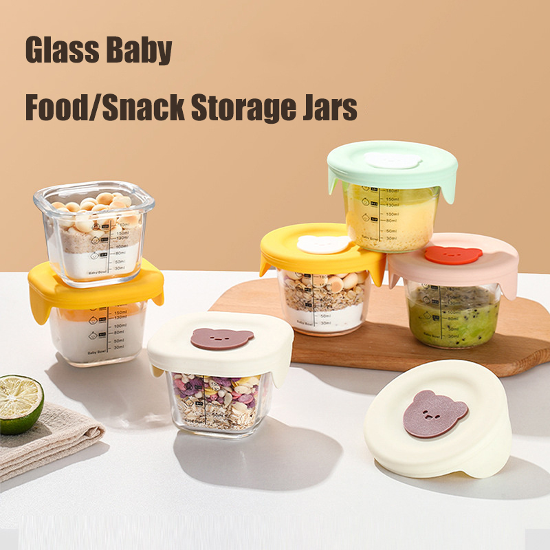 Food Snacks For Toddlers - Barattoli di vetro per alimenti per