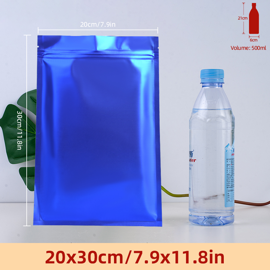 Food With Snacks - 100 buste con cerniera in lamina