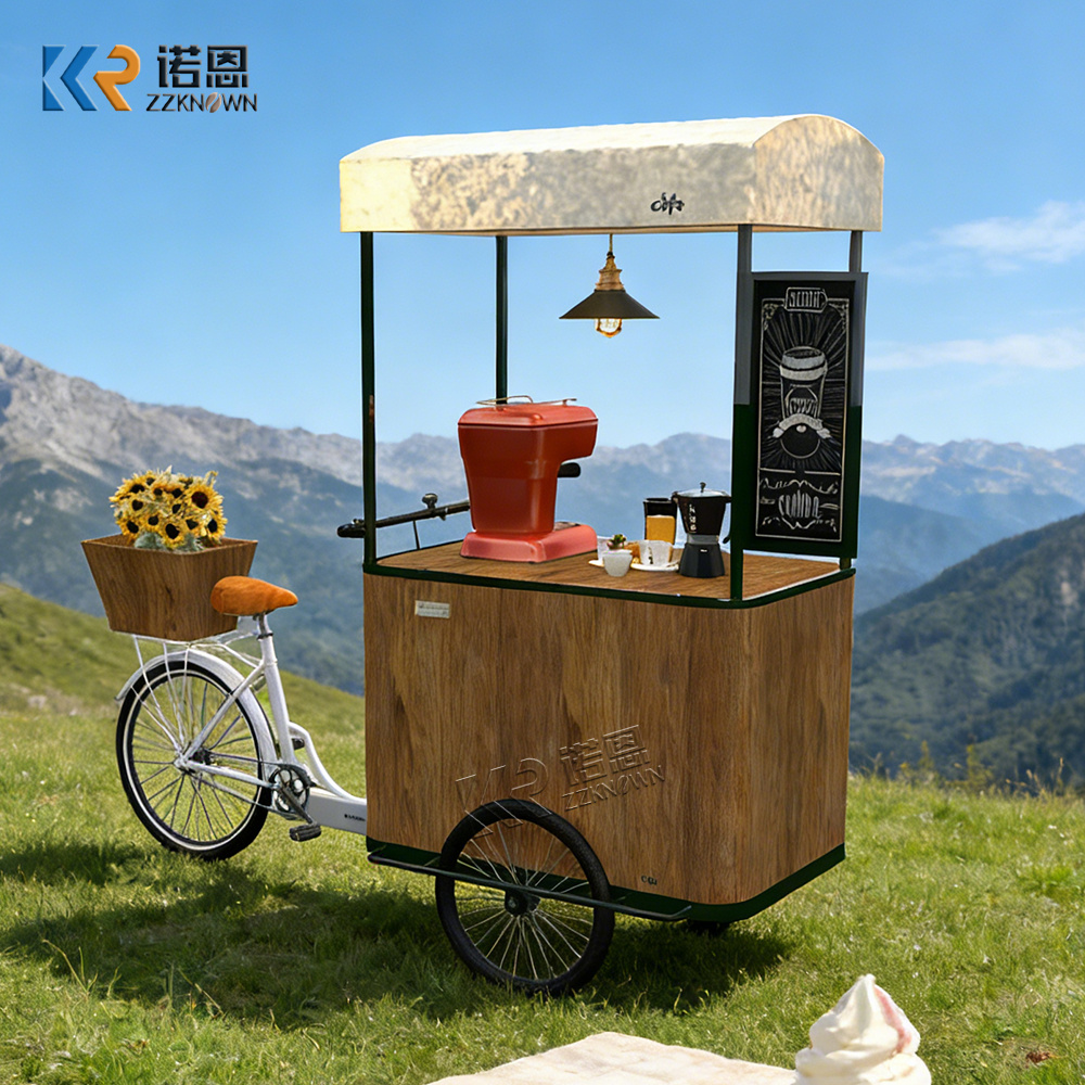 Food City Snacks - Carrello Alimentare Moderno Portatile di Alta