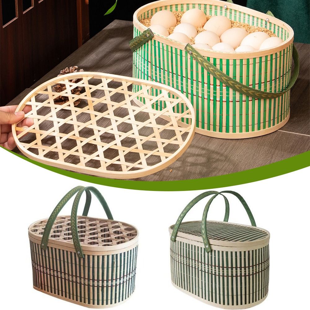 Cestino di bambù durevole fatt - Food Snacks Basket recensione e prezzo