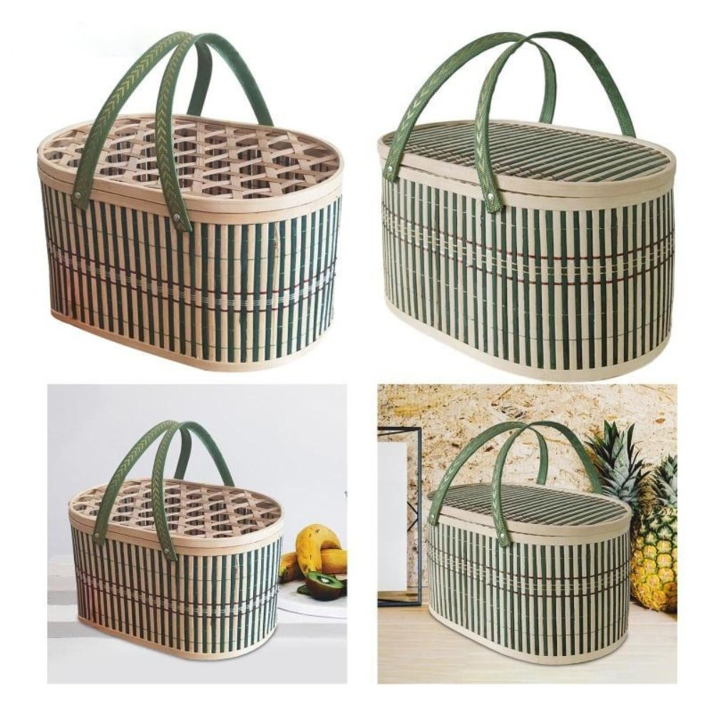 Cestino di bambù durevole fatt - Food Snacks Basket recensione e prezzo