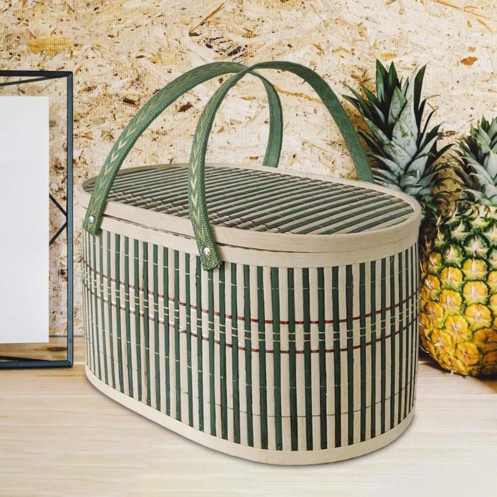 Cestino di bambù durevole fatt - Food Snacks Basket recensione e prezzo