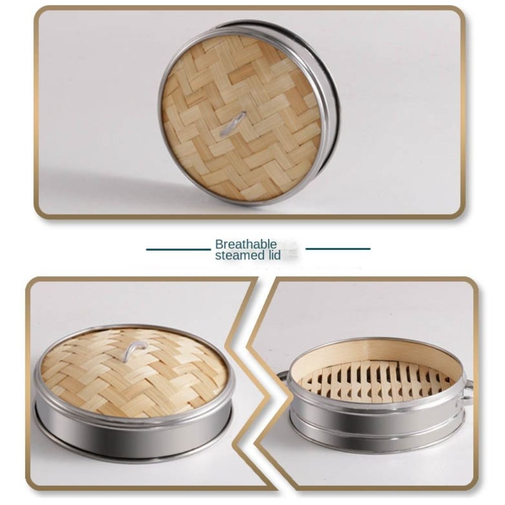 New Bamboo Bamboo Steamer Weav - Food Snacks Basket recensione e prezzo