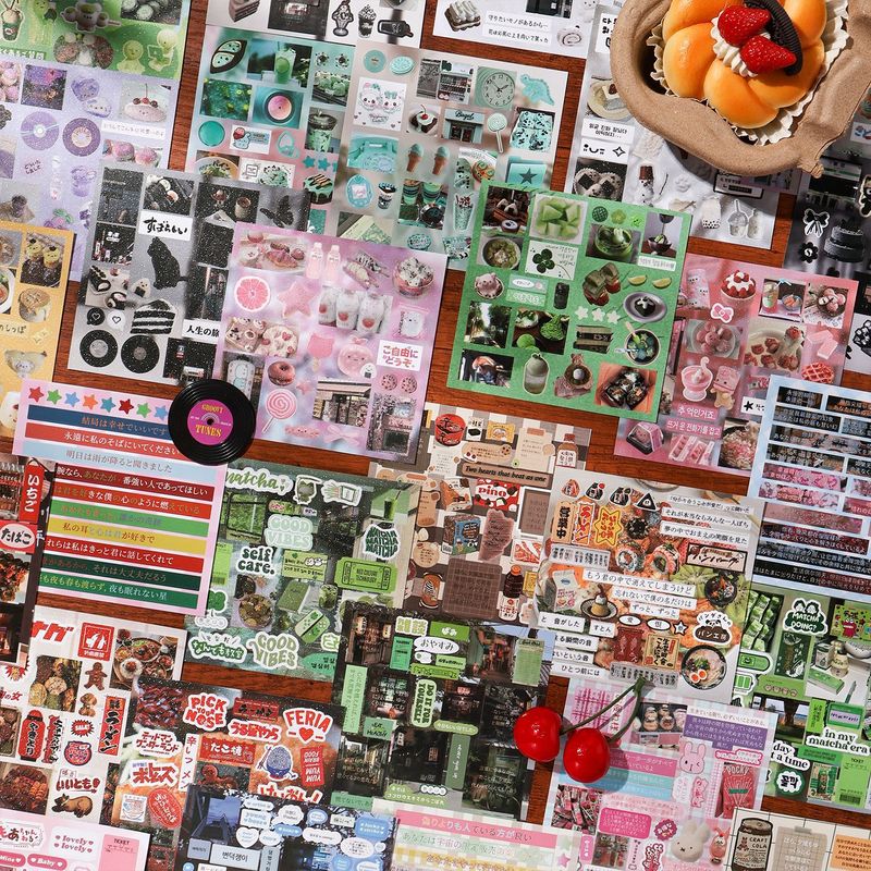 30 Adesivi Vintage per Snack,  - Junk Food Snacks recensione e prezzo