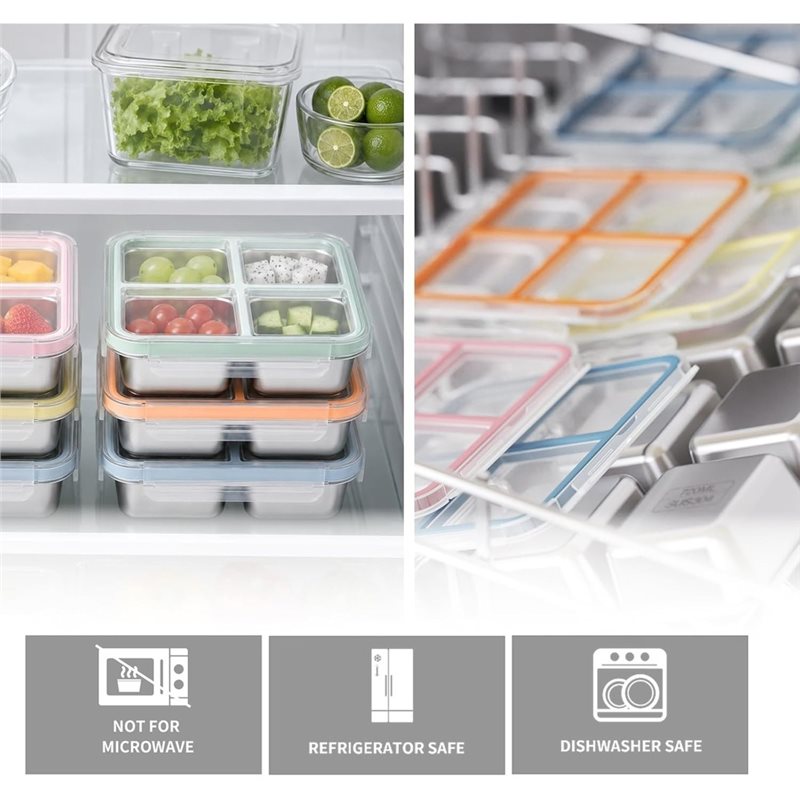 GIGI Set di 4 Contenitori per  - Food Snacks Box recensione e prezzo