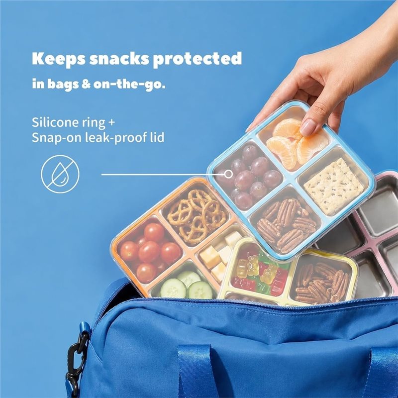 GIGI Set di 4 Contenitori per  - Food Snacks Box recensione e prezzo