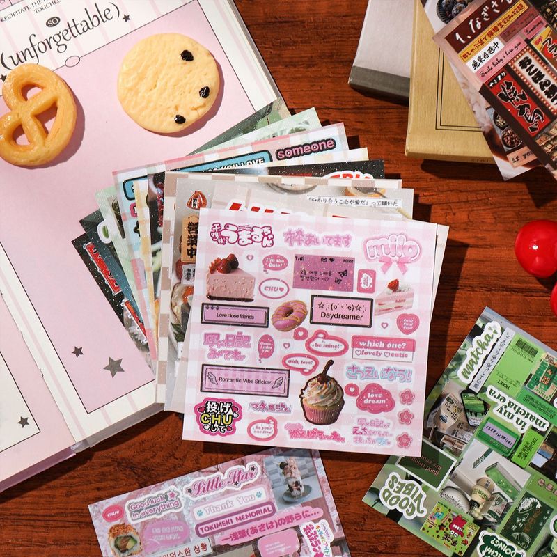 30 Pezzi di Adesivi Estetici V - Junk Food Snacks recensione e prezzo
