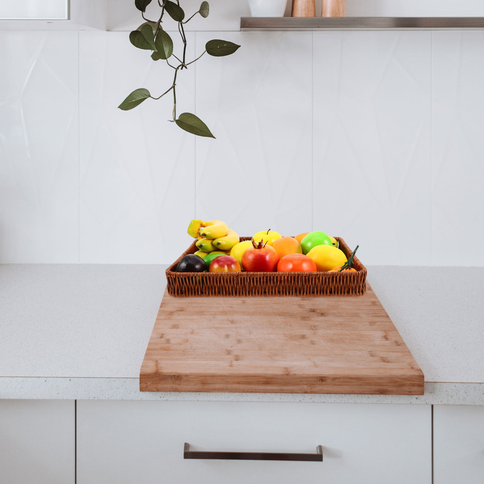 Cesto intrecciato a mano piatt - Food Snacks Basket recensione e prezzo
