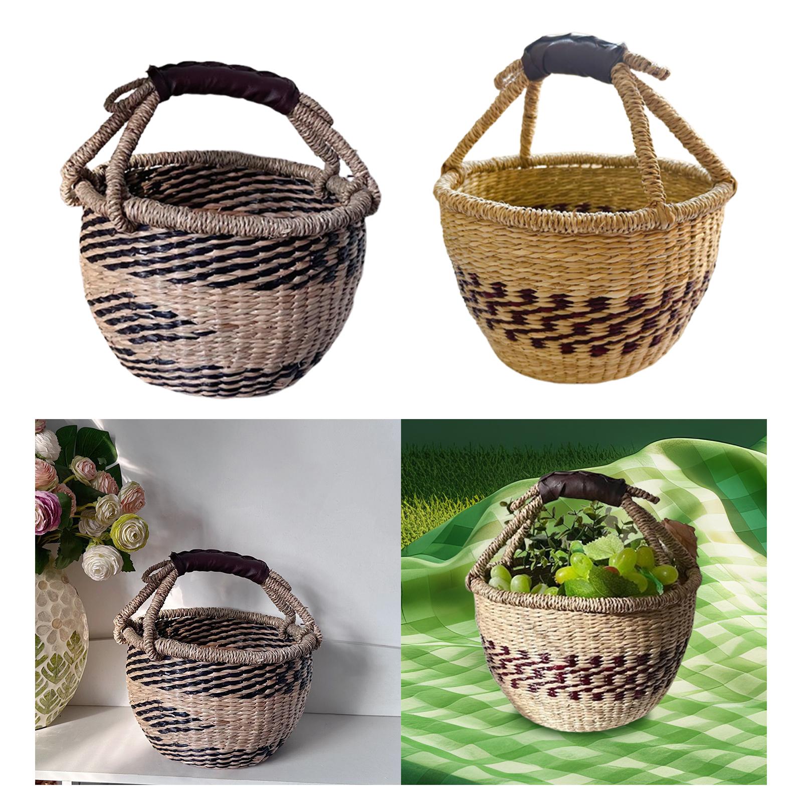 Cesto da picnic intrecciato a  - Food Snacks Basket recensione e prezzo