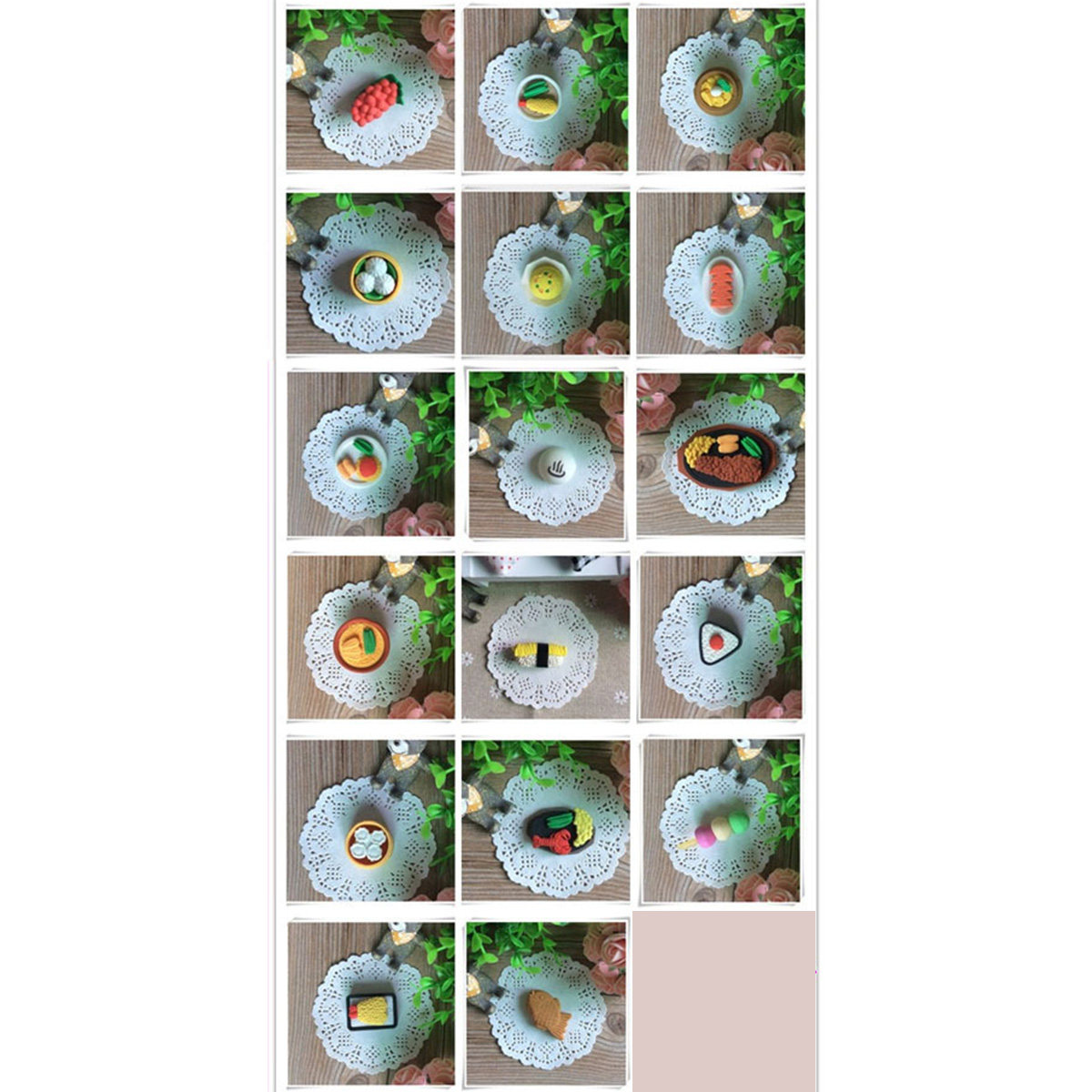 Collezione di 12 Gomme da Canc - Soft Food Snacks Kids recensione e prezzo