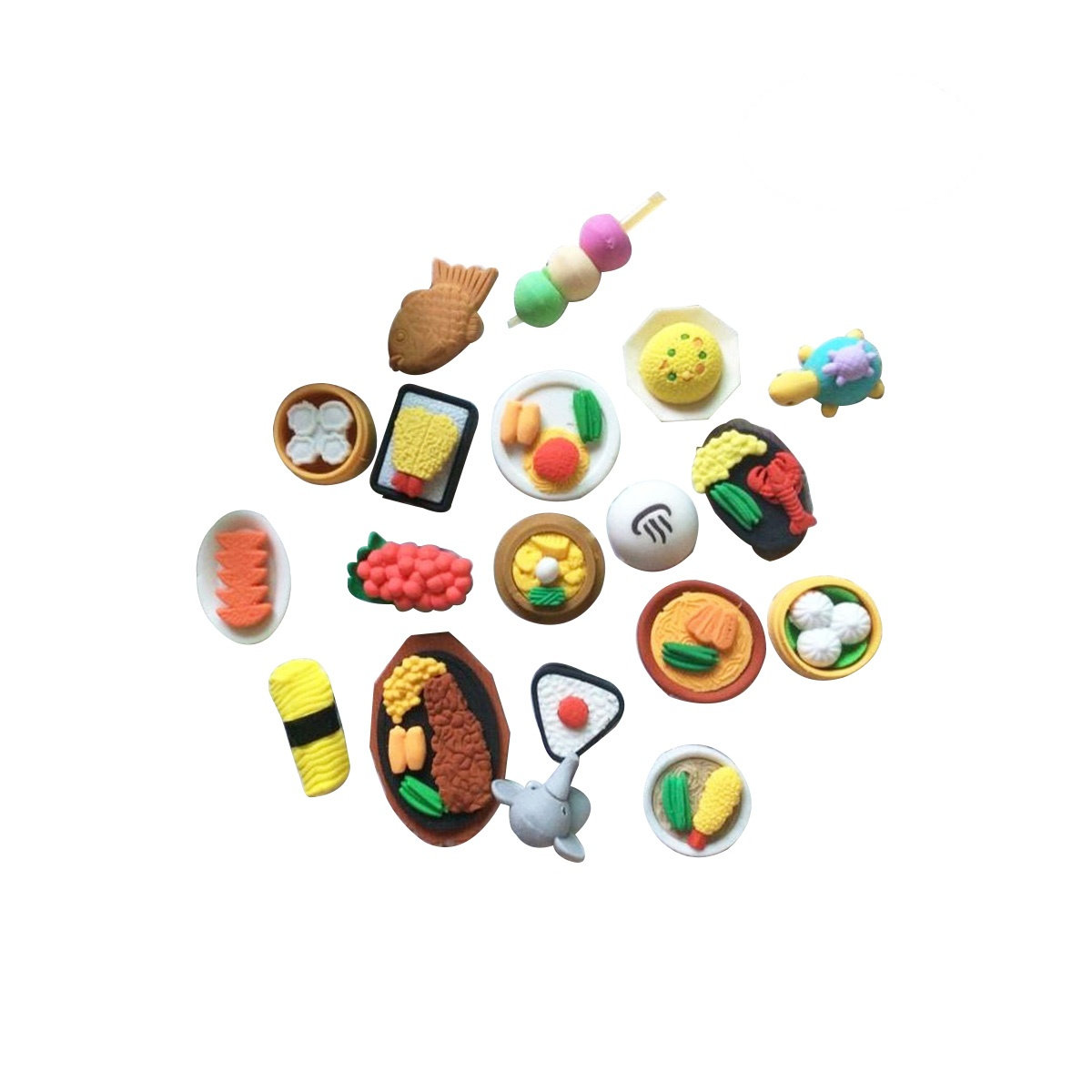 Collezione di 12 Gomme da Canc - Soft Food Snacks Kids recensione e prezzo