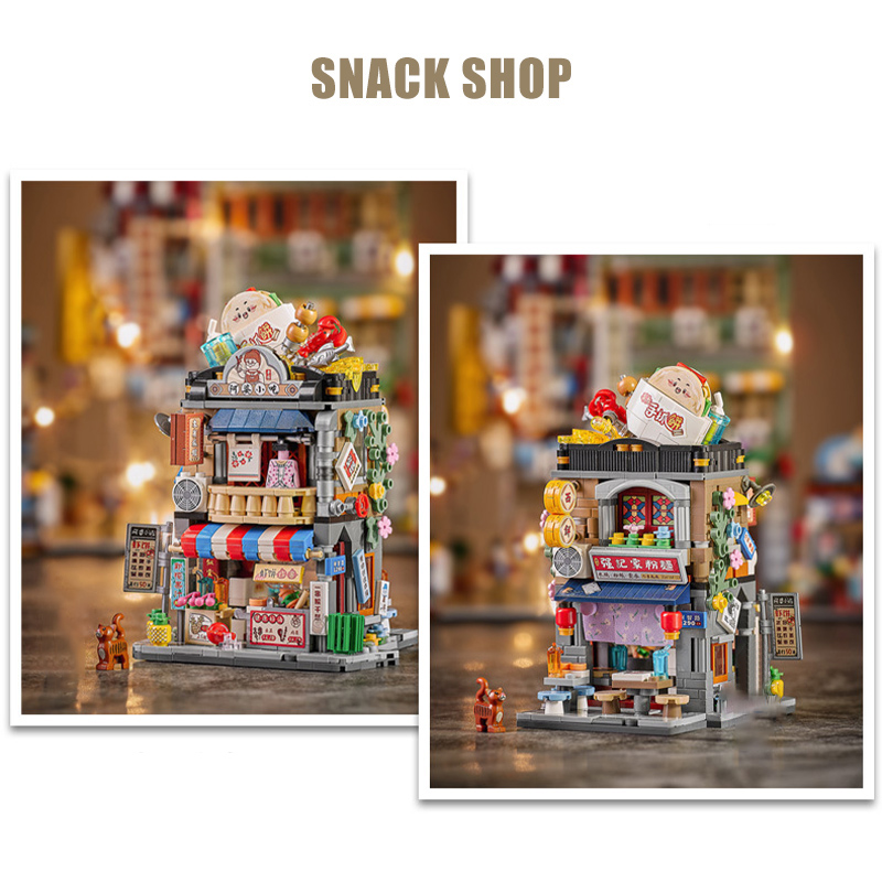 Città Hong Kong Retro Cibo Cor - Food City Snacks recensione e prezzo